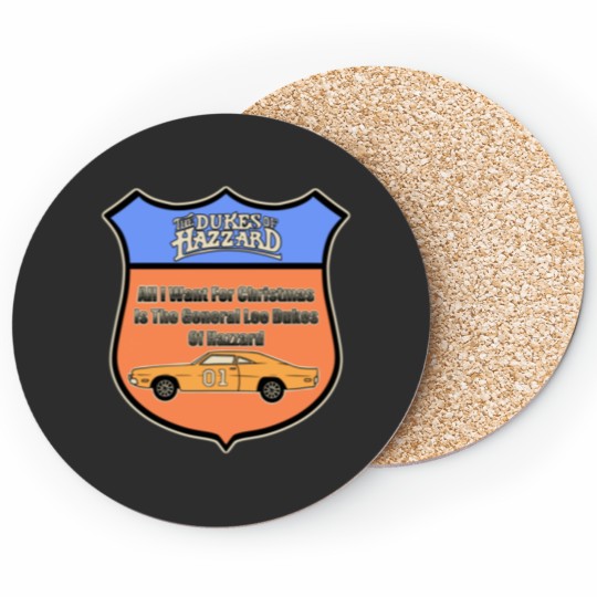Discover All I Want For Christmas Is The General Lee Dukes Of Hazzard Coasters