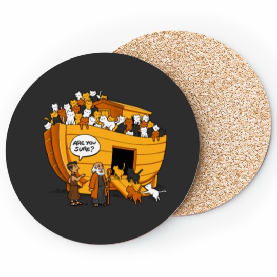 Discover Noahs Ark Cat Coasters