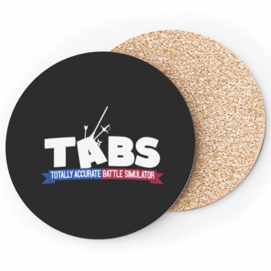 Discover totally accurate battle simulator logo Coasters