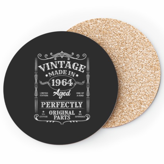 Discover vintage 60th birthday decorations funny 1964 60 birthday Coasters
