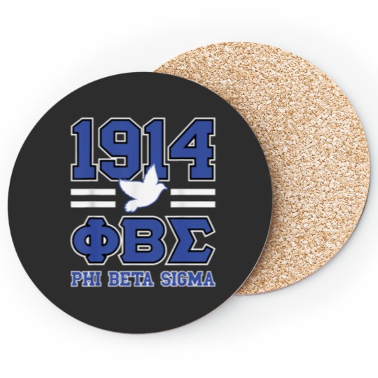 Discover Phi Beta Sigma Paraphernalia, Phi Beta Sigma Fraternity Coasters