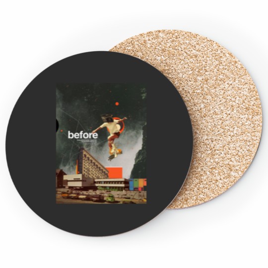 Discover Before Photographic Print Coasters
