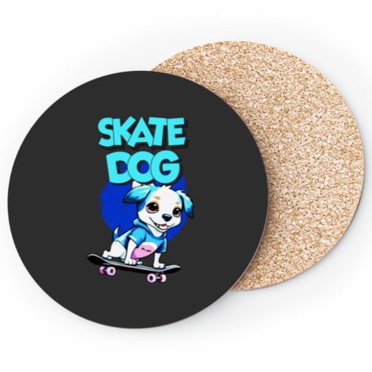 Discover Skate Dog Coasters