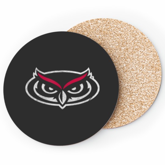 Discover Florida Atlantic University FAU Owls Distressed Coasters