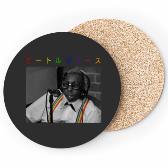 Discover Beetlejuice Green Rainbow Coasters
