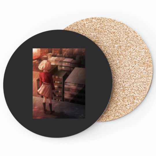 Discover A moment of peace Art Print Coasters