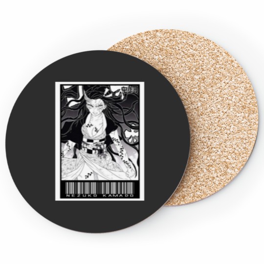 Discover Demon neko Kamado Kimetsu No Yaiba CODE Coasters