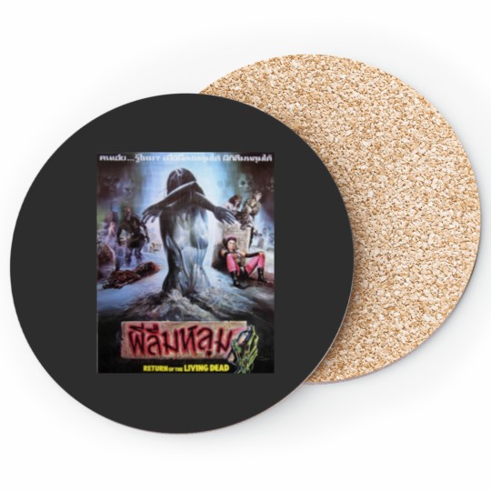 Discover Return of The Living Dead 1985 Thai Horror film Coasters