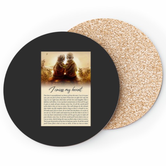 Discover I-cross-my-heart Coasters