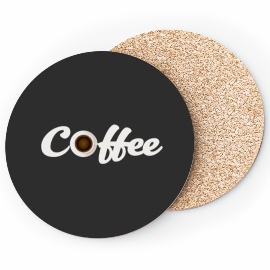 Discover Coffee Cup Shield design for Coffee Lovers Coasters