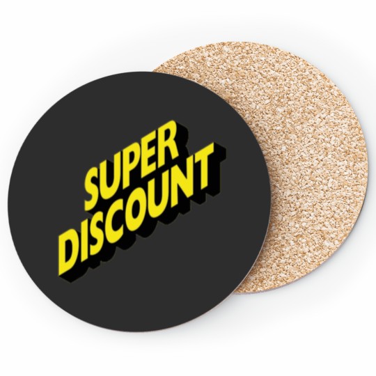 Discover Super Discount yellow MODEL of La French Touch Coasters
