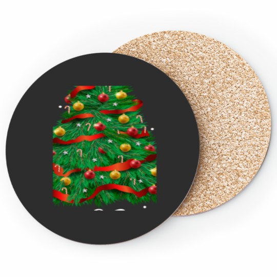 Discover Let 39 S Get Lit Christmas Tree Funny Drinking Coasters