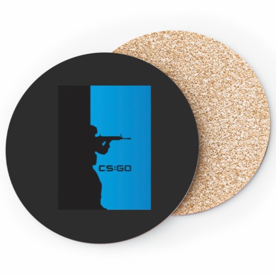 Discover Counter strike silhouette Graphic Coasters