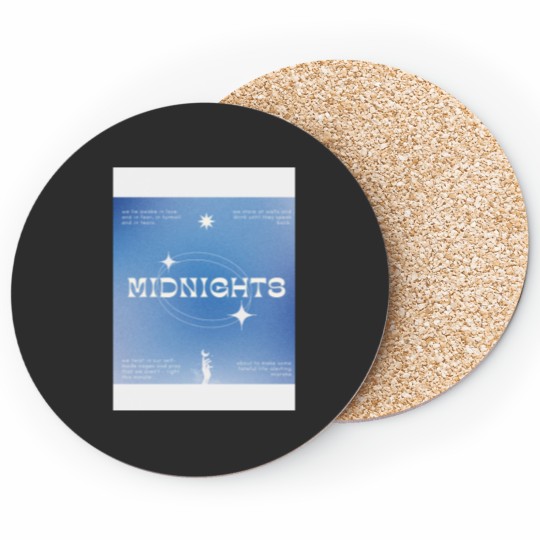 Discover MIDNIGHTS MINIMALIST POSTER TS10 Coasters