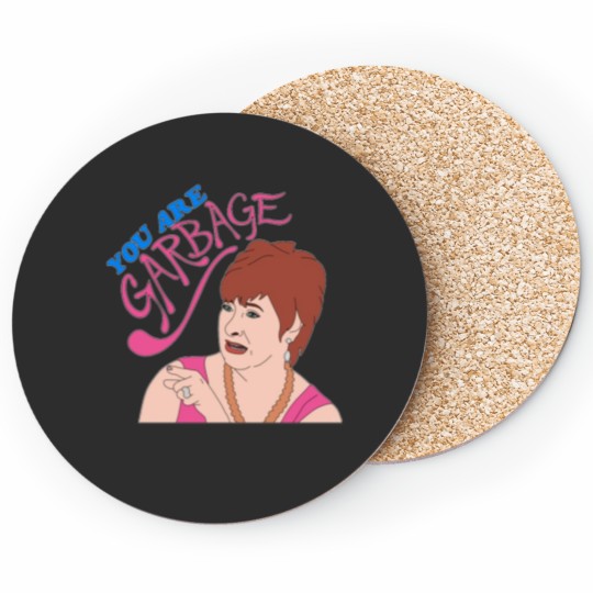 Discover You Are Garbage Coasters