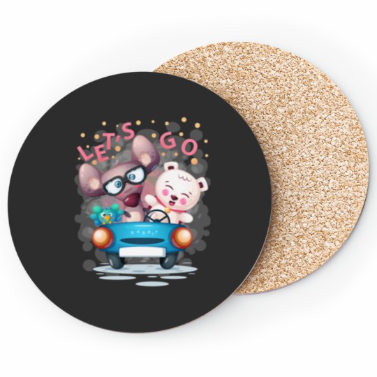 Discover Walk with friends - Let_s Go (1) Coasters