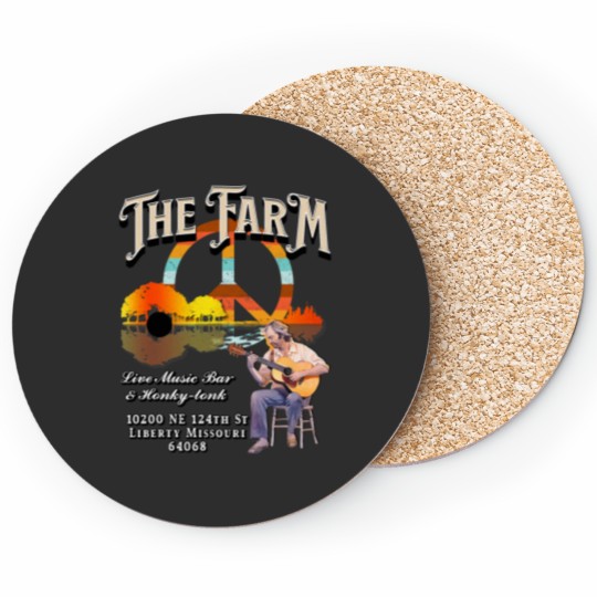 Discover The Farm Liberty Missouri USA Bar Honkytonk Music 23 Put On Some Gangsta Rap Handle It Hiphop Music Rapper Grunge Coasters