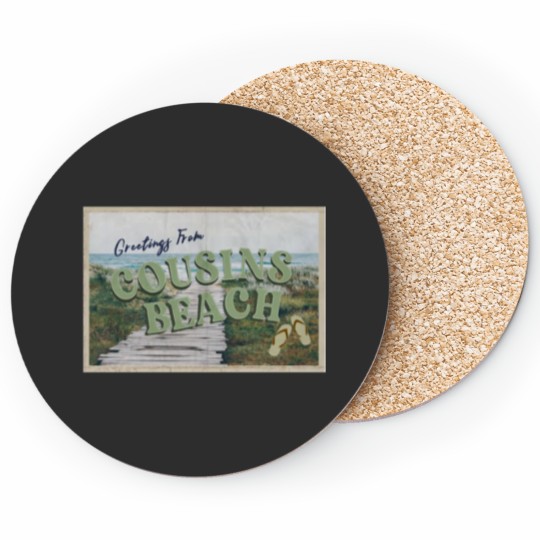 Discover Greetings From Cousins Beach Coasters