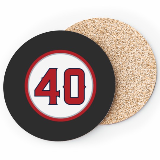 Discover Troy Percival 40 Jersey Number Coasters
