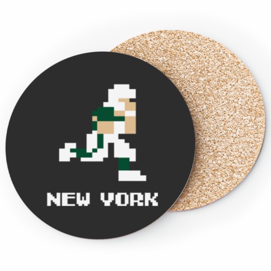Discover 8 bit New York Football Coasters