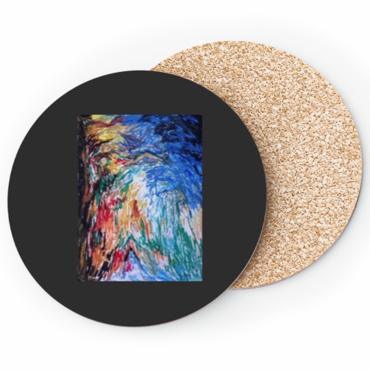 Discover Stormy Mosaic (with margin) Coasters