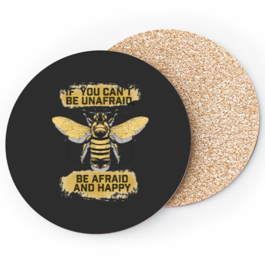Discover be afraid and happy henry cheng raven cycle quote Coasters