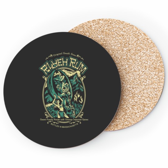 Discover R'lyeh Rum Classic Coasters