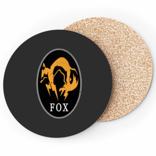 Discover MGS - FOX Logo Coasters