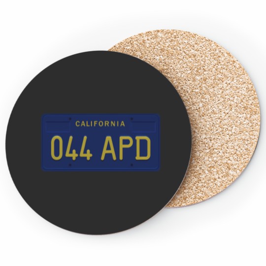Discover 044 Apd CaliforniaLicense Plate Coasters