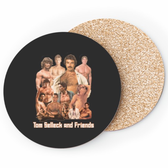 Discover Tom Selleck and Friends Vintage Coasters