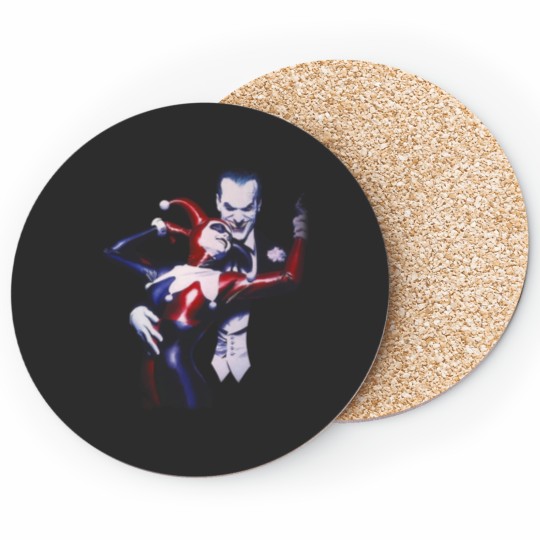Discover Shop Joker and Harley Quinn Dance D C Comic s T Shirt Muse - Supermassive Black Hole Coasters