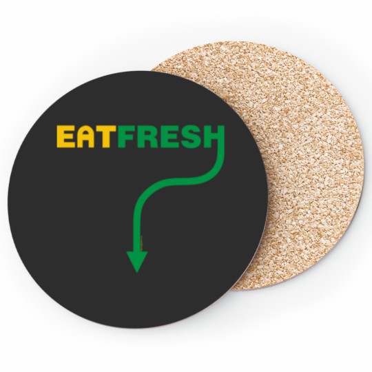 Discover Eat Fresh Coasters