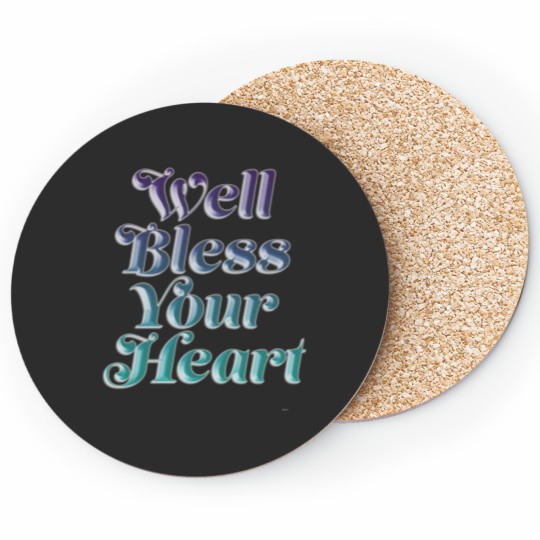 Discover Bless Your Heart (5) Coasters