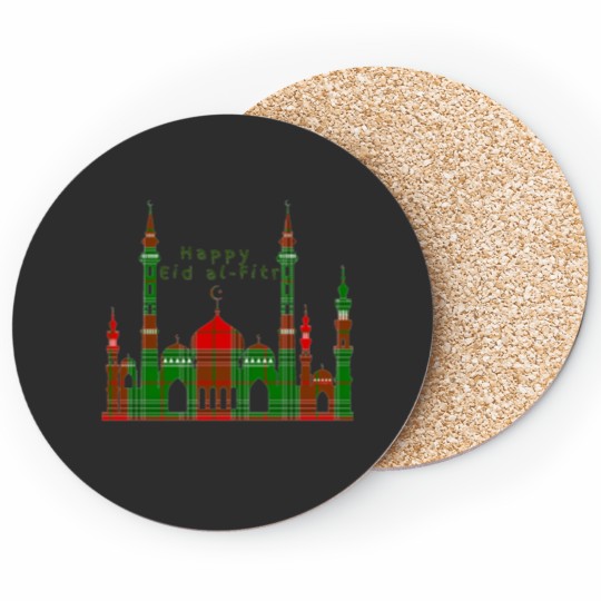 Discover A Happy _amp_ Holy Eid Al-Fitr Set 2iii Premium Coasters