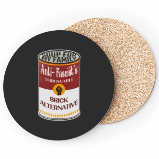 Discover Antifa soup, Soup For My Family new edition Coasters