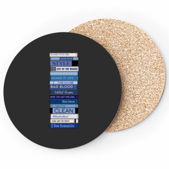 Discover 1989 Album Bookshelf Active Coasters