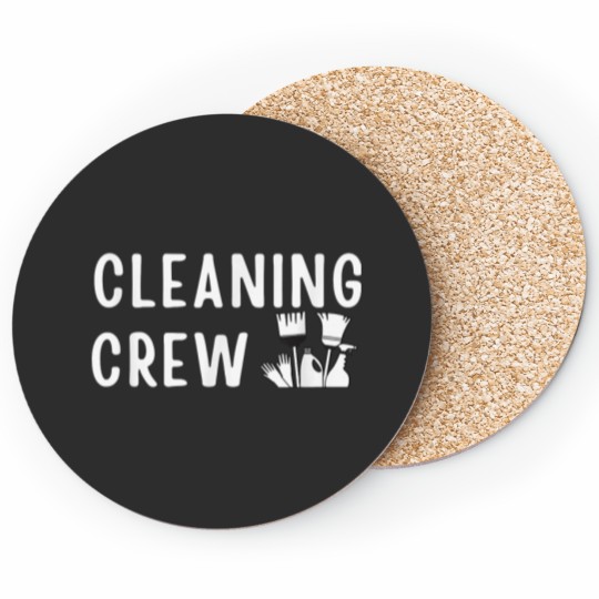 Discover Cleaning Crew Maid Cleaning Coaster