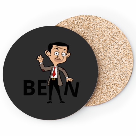 Discover Mr Bean Cartoon Coasters