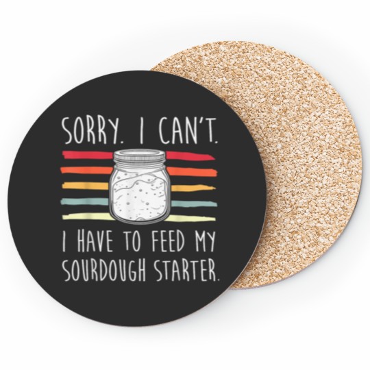 Discover Funny Sourdough Bread Baker Coasters