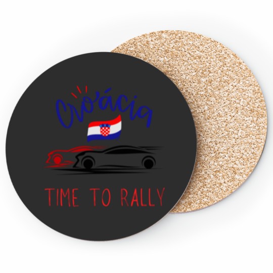 Discover Croatia Time to Rally car rallyingcar rallying t Active Coasters