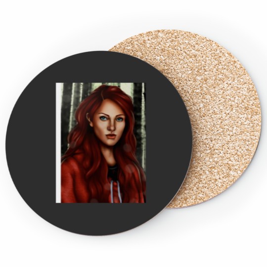 Discover Scarlet Benoit Baseball ¾ Sleeve Coasters