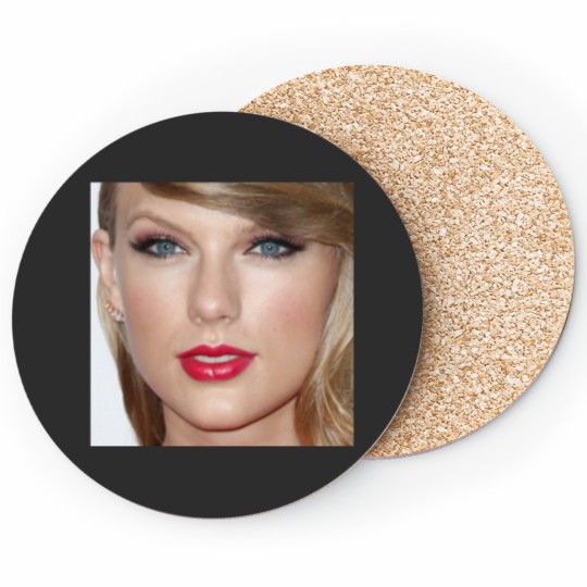Discover Taylor7 Swift Makeup_ Black Eyeshadow, Red Eyeshadow & Red Lipstick _ Steal Her Style Coasters