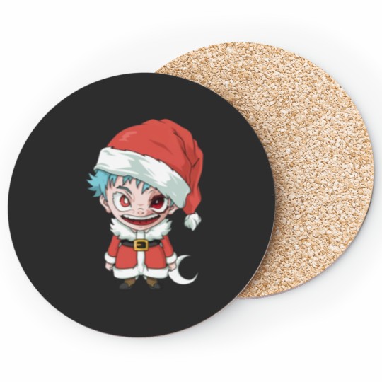 Discover Young Santa Claus Sticker Coasters