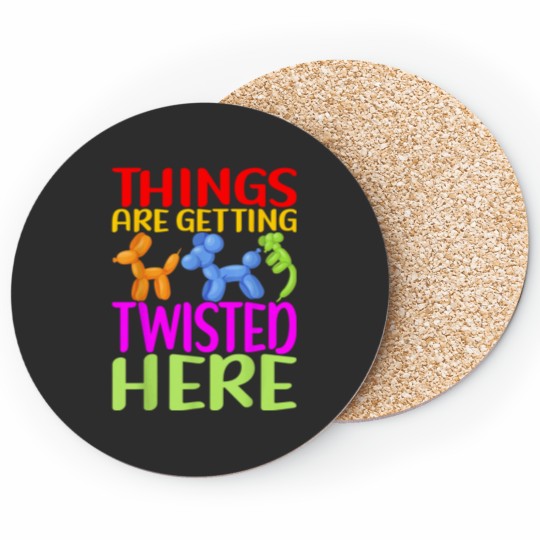 Discover Balloon Twisting Artist Costume Coaster