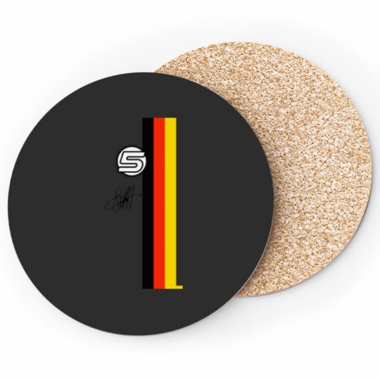 Discover Vettel Helmet sig Coasters