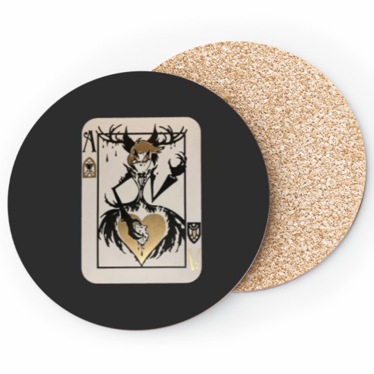 Discover Alastor AcePlaying Card Coasters