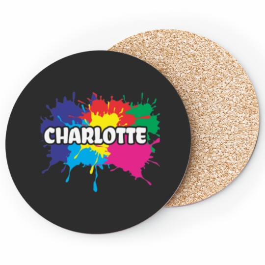 Discover Charlotte Charlotte Name Coasters