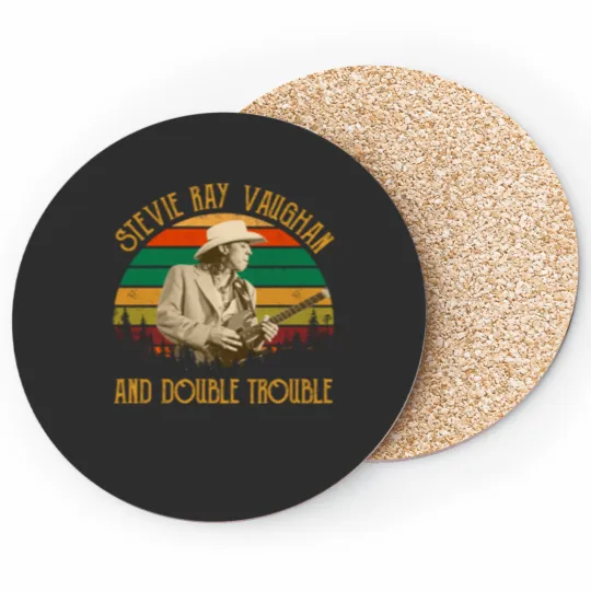 Discover Stevie Ray Vaughan Vintage Coasters