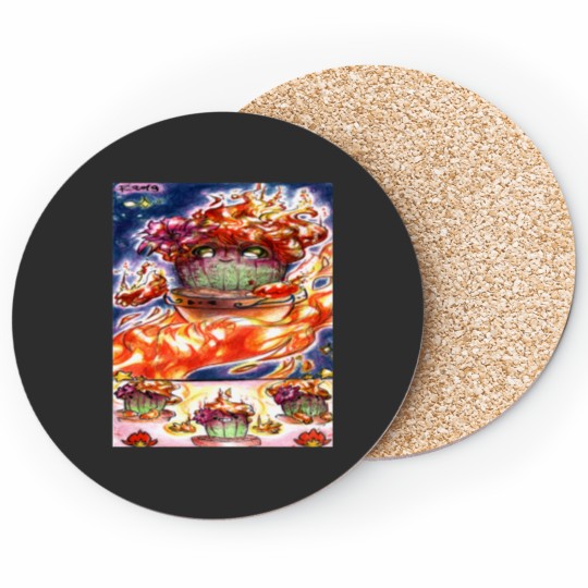 Discover Winner Cacti - Mimma (Echinocereus rigidissimus var. rubrispinus.) Coasters