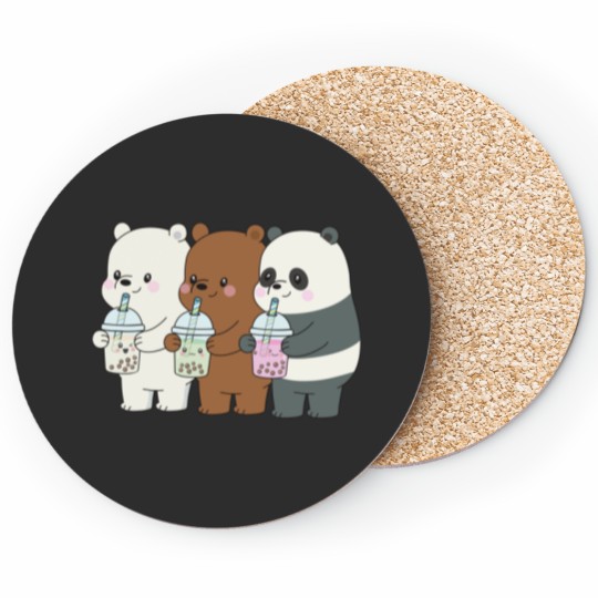 Discover We Bare Bears Active Coasters